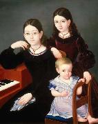 unknow artist The Children of Comte Louis Amedie de Barjerac painting